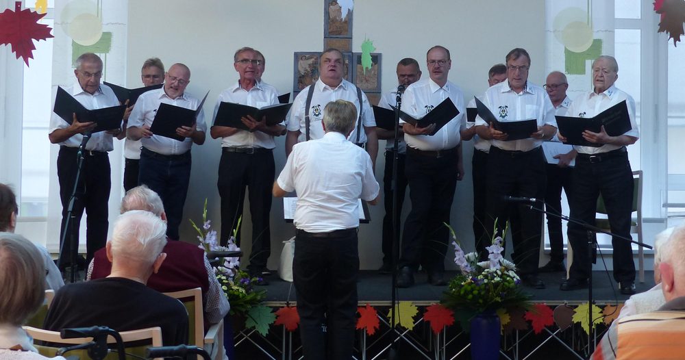 Der Bergmannschor Schneeberg tritt in der HERR-BERGE auf